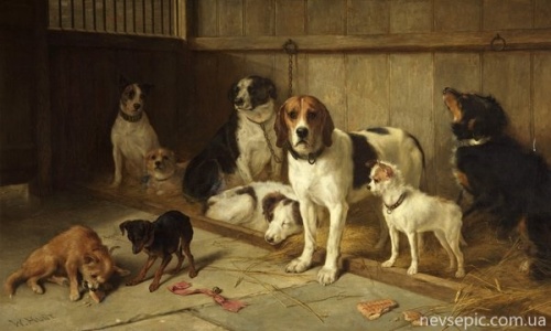 Английский художник Walter Hunt (1861-1941) (38 фото)