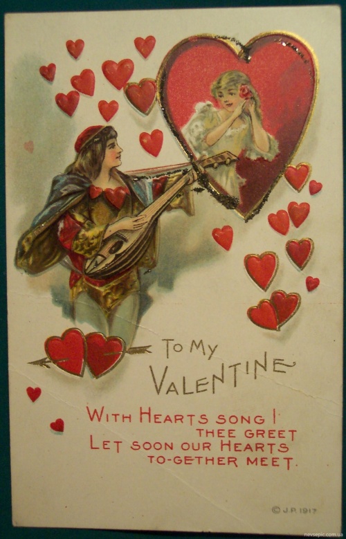 Postcards of the twentieth century - Valentine's Day 5 | Открытки - валентинки ХХ века - День святого Валентина 5 (224 фото)
