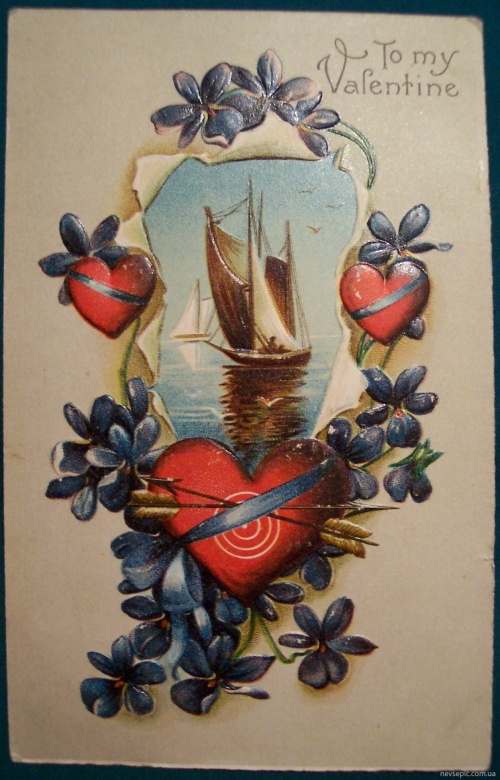 Postcards of the twentieth century - Valentine's Day 5 | Открытки - валентинки ХХ века - День святого Валентина 5 (224 фото)