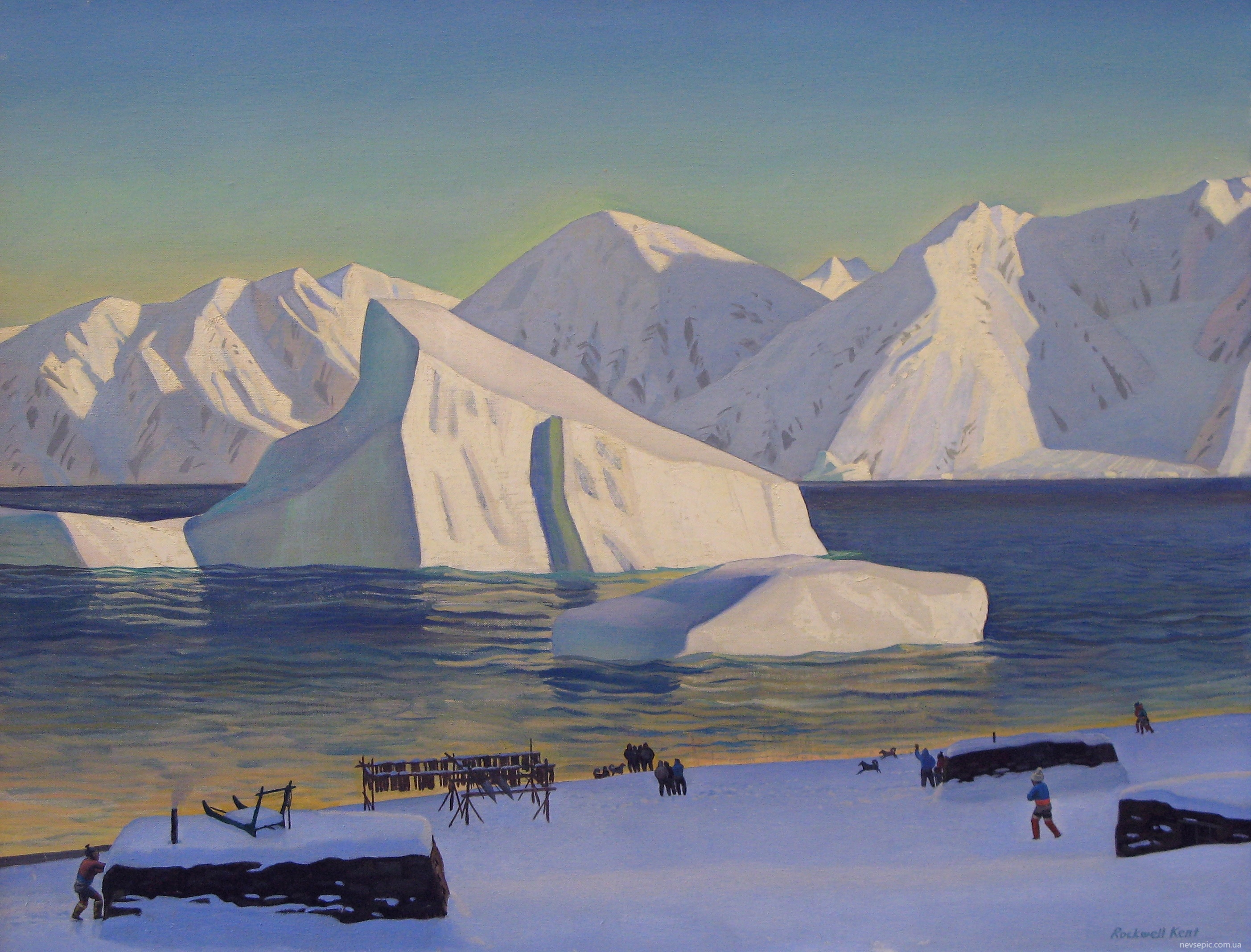 Каким вы представляете остров. Рокуэлл Кент Северная Гренландия. Рокуэлл Кент картины Гренландия. Рокуэлл Кент американский художник. Рокуэлл Кент начало ноября. Северная Гренландия, 1933,.