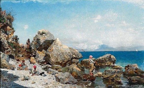 Перуанский художник Federico del Campo (1837 - 1927) (36 фото)