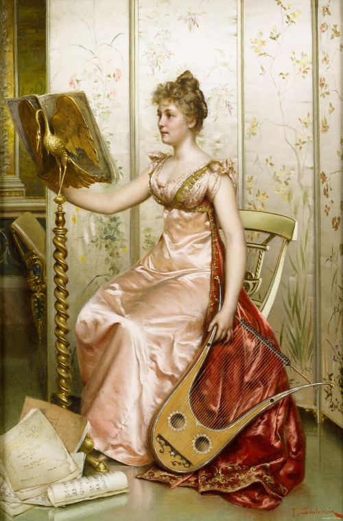 Итальянский художник Frederic Soulacroix (1858-1933) (работ)