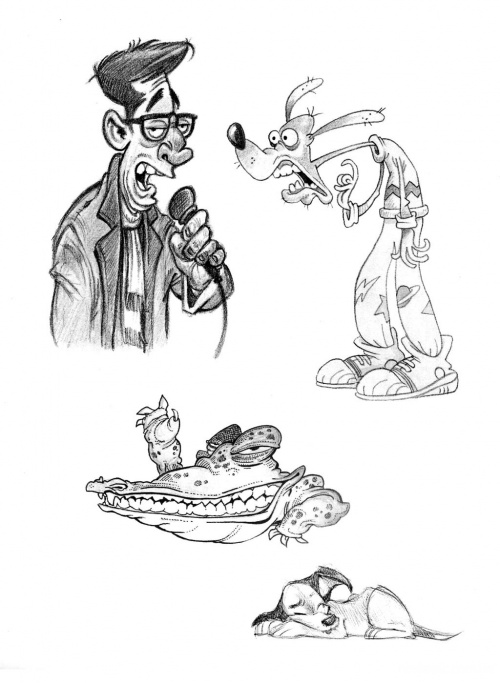 Scribblings Dean Yeagle Sketchbook (50 фото)