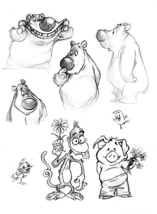 Scribblings Dean Yeagle Sketchbook (50 фото)