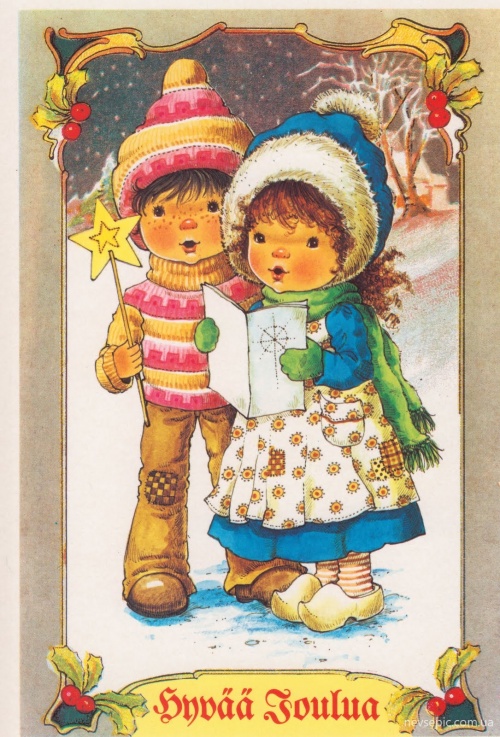 Christmas and New Year 2 - old postcards XX century | Рождество и Новый год 2 - Открытки ХХ века (399 фото)
