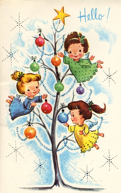 Christmas and New Year 2 - old postcards XX century | Рождество и Новый год 2 - Открытки ХХ века (399 фото)
